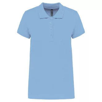   Női galléros piké póló, rövid ujjú, Kariban KA255, Sky Blue-XS