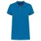 Női galléros piké póló, rövid ujjú, Kariban KA255, Tropical Blue-2XL