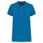 Női galléros piké póló, rövid ujjú, Kariban KA255, Tropical Blue-S