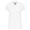 Női galléros piké póló, rövid ujjú, Kariban KA255, White-XL