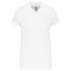Női galléros piké póló, rövid ujjú, Kariban KA255, White-XS