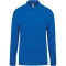 Férfi galléros hosszú ujjú piké póló, Kariban KA256, Light Royal Blue-M