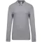 Férfi galléros hosszú ujjú piké póló, Kariban KA256, Oxford Grey-4XL