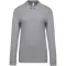 Férfi galléros hosszú ujjú piké póló, Kariban KA256, Oxford Grey-L