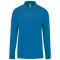 Férfi galléros hosszú ujjú piké póló, Kariban KA256, Tropical Blue-M