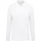Férfi galléros hosszú ujjú piké póló, Kariban KA256, White-S