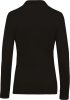 Női galléros hosszú ujjú piké póló, Kariban KA257, Black-M