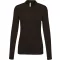 Női galléros hosszú ujjú piké póló, Kariban KA257, Dark Grey-3XL