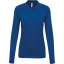 Női galléros hosszú ujjú piké póló, Kariban KA257, Light Royal Blue-3XL