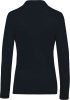 Női galléros hosszú ujjú piké póló, Kariban KA257, Navy-XL