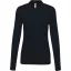 Női galléros hosszú ujjú piké póló, Kariban KA257, Navy-XS