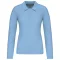 Női galléros hosszú ujjú piké póló, Kariban KA257, Sky Blue-XL