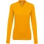 Női galléros hosszú ujjú piké póló, Kariban KA257, Yellow-2XL
