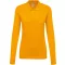 Női galléros hosszú ujjú piké póló, Kariban KA257, Yellow-XL