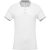 Férfi galléros piké póló, kontrasztos passzékkal, Kariban KA258, White/Oxford Grey-S