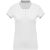 Női galléros piké póló, kontrasztos passzékkal, Kariban KA259, White/Oxford Grey-L