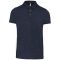 Férfi galléros rövid ujjú jersey póló, Kariban KA262, French Navy Heather-XL