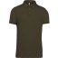 Férfi galléros rövid ujjú jersey póló, Kariban KA262, Light Khaki-L