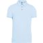 Férfi galléros rövid ujjú jersey póló, Kariban KA262, Sky Blue-3XL