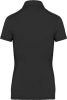 Női galléros rövid ujjú jersey póló, Kariban KA263, Black-S