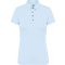 Női galléros rövid ujjú jersey póló, Kariban KA263, Sky Blue-XL
