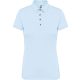 Női galléros rövid ujjú jersey póló, Kariban KA263, Sky Blue-XL
