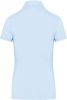 Női galléros rövid ujjú jersey póló, Kariban KA263, Sky Blue-XS