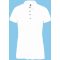 Női galléros rövid ujjú jersey póló, Kariban KA263, White-M