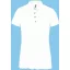 Női galléros rövid ujjú jersey póló, Kariban KA263, White-M