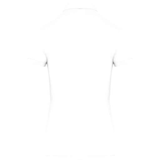 Női galléros rövid ujjú jersey póló, Kariban KA263, White-XL