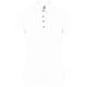 Női galléros rövid ujjú jersey póló, Kariban KA263, White-XS