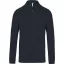 Férfi galléros hosszú ujjú jersey póló, Kariban KA264, Navy-XL