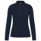 Női galléros hosszú ujjú jersey póló, Kariban KA265, Navy-XS