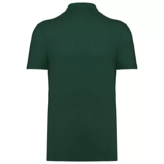   Unisex pamut piké galléros póló Kariban KA295 Bottle Green-M
