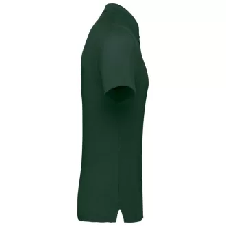   Unisex pamut piké galléros póló Kariban KA295 Bottle Green-M
