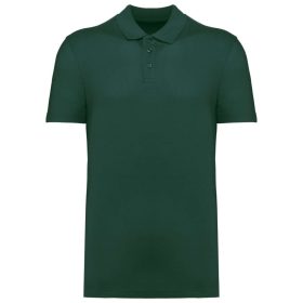   Unisex pamut piké galléros póló Kariban KA295 Bottle Green-S