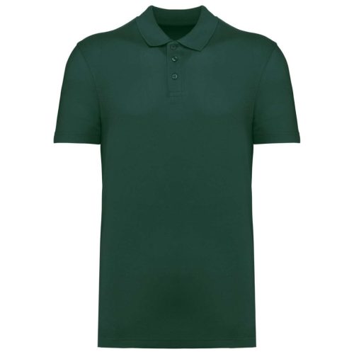 Unisex pamut piké galléros póló Kariban KA295 Bottle Green-S