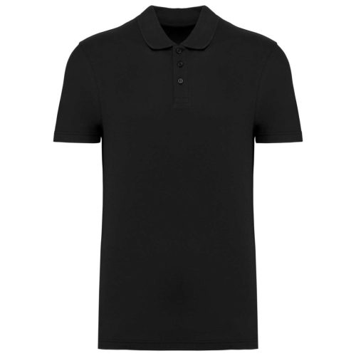 Unisex pamut piké galléros póló Kariban KA295 Black-XS