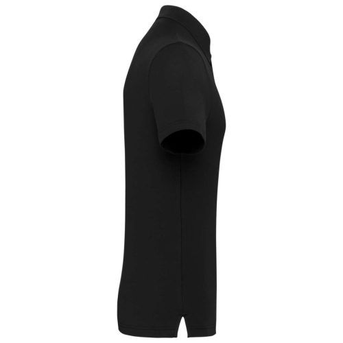 Unisex pamut piké galléros póló Kariban KA295 Black-XS