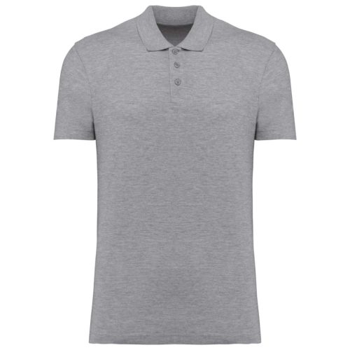 Unisex pamut piké galléros póló Kariban KA295 Oxford Grey-3XL