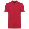 Unisex pamut piké galléros póló Kariban KA295 Red-XS