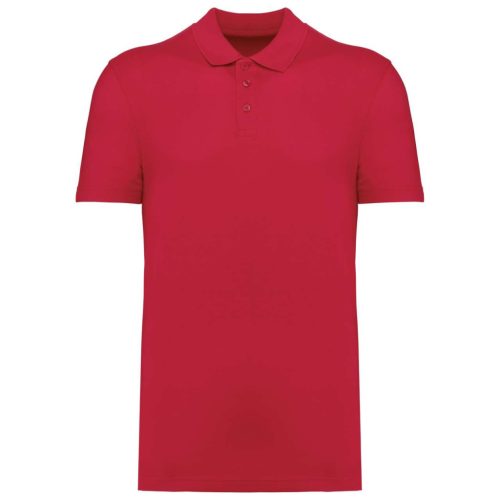 Unisex pamut piké galléros póló Kariban KA295 Red-XS