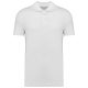 Unisex pamut piké galléros póló Kariban KA295 White-4XL