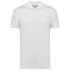 Unisex pamut piké galléros póló Kariban KA295 White-XXS