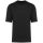 Uniszex szélesebb szabású környakas póló, Kariban KA3008, Black-S