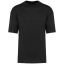 Uniszex szélesebb szabású környakas póló, Kariban KA3008, Black-XL