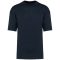 Uniszex szélesebb szabású környakas póló, Kariban KA3008, Navy-2XL