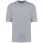 Uniszex szélesebb szabású környakas póló, Kariban KA3008, Oxford Grey-2XL