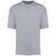 Uniszex szélesebb szabású környakas póló, Kariban KA3008, Oxford Grey-XS