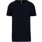Férfi rövid ujjú V-nyakú sztreccs póló, Kariban KA3014, Navy-S